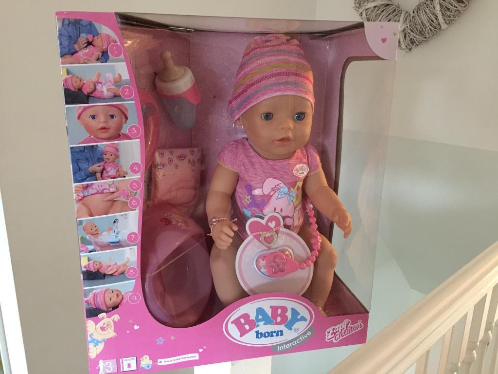 baby born interactive doll argos